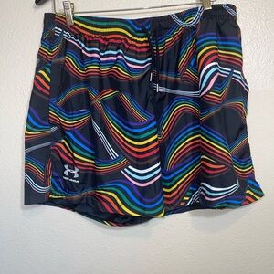 Under Armour Black Rainbow Wave Swim Shorts
